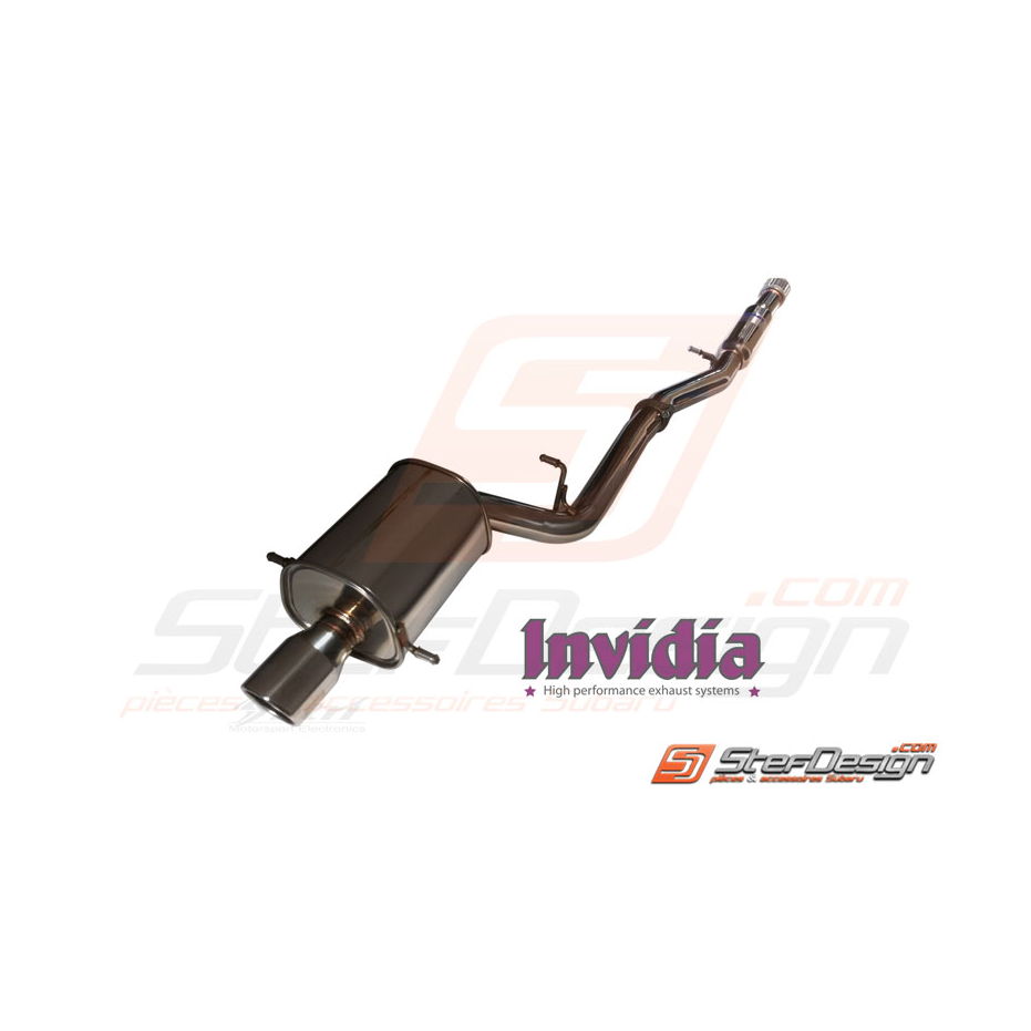 Cat Back Invidia Q300 subaru  WRX et STI 01-07 chrome