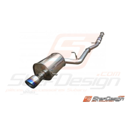 Cat back INVIDIA Q300  SUBARU  WRX et STI 01-07 titane