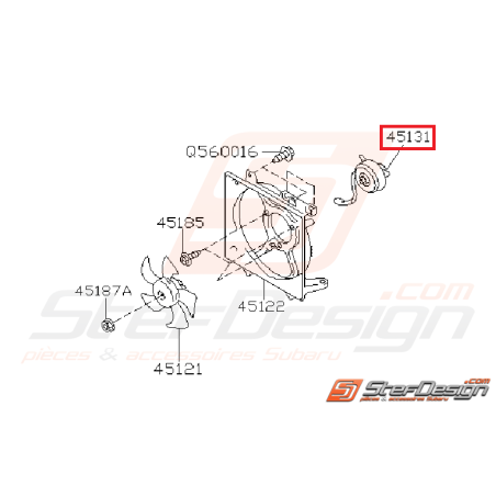 Buse ventilateur radiateur SUBARU WRX/STI 03-05