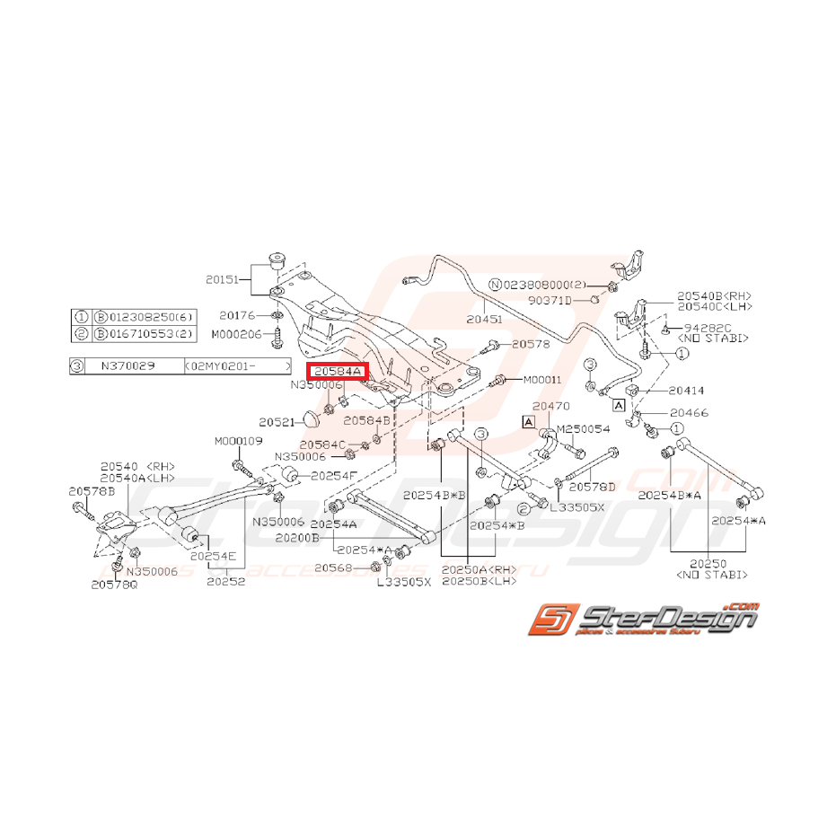 Rondelle de tirant côté pont(tous modèles) Rondelle de tirant côté pont(tous modèles)