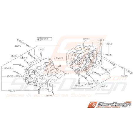 Ensemble Culasse SUBARU GT Impreza 1999 - 2000