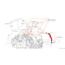 Tuyau moteur de reniflard pour subaru diesel 2008