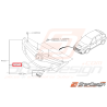 Logo calandre origine SUBARU WRX/STI 08-14