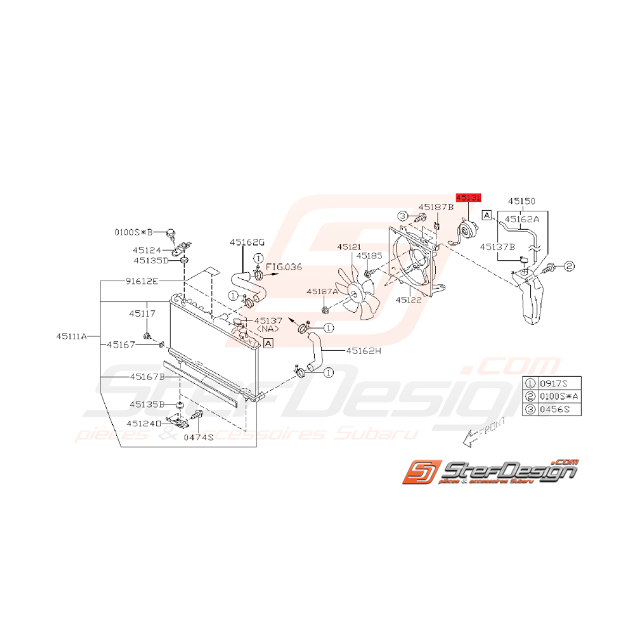 Moteur Ventilateur Origine Subaru WRX 2001 - 2002 Moteur Ventilateur Origine Subaru WRX 2001 - 2002