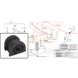 Silent-bloc de barre stabilisatrice arrière subaru legacy 3.0D
