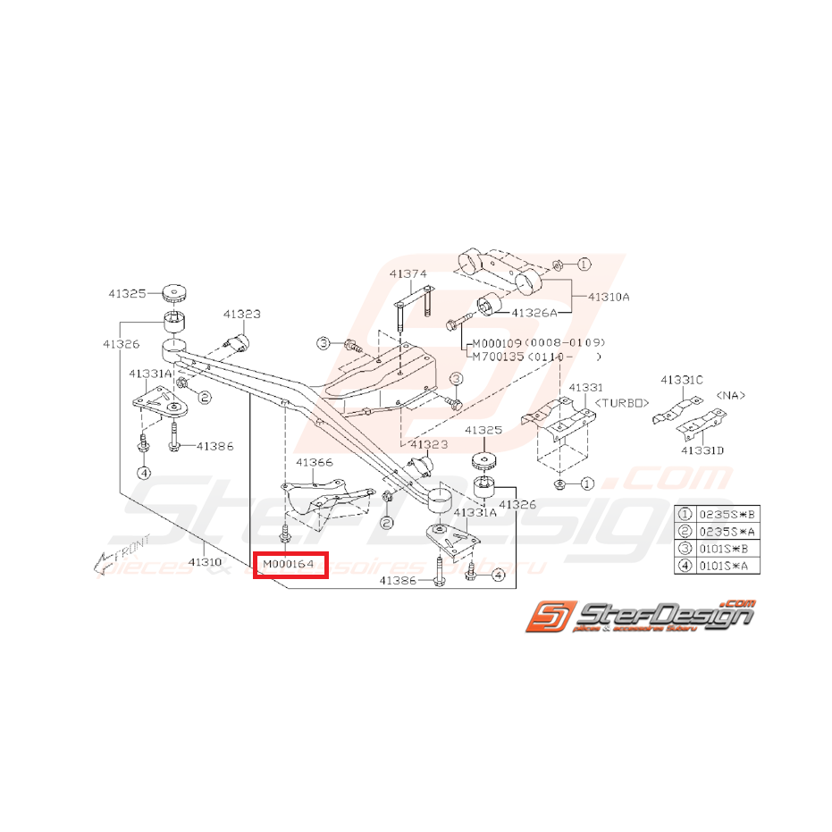 Vis de couvercle de traverse de pont GT 93-00 Vis de couvercle de traverse de pont GT 93-00