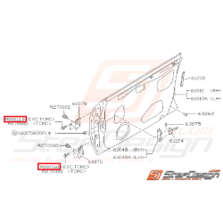 Vis de fixation de charnière de porte avant SUBARU GT 93-00