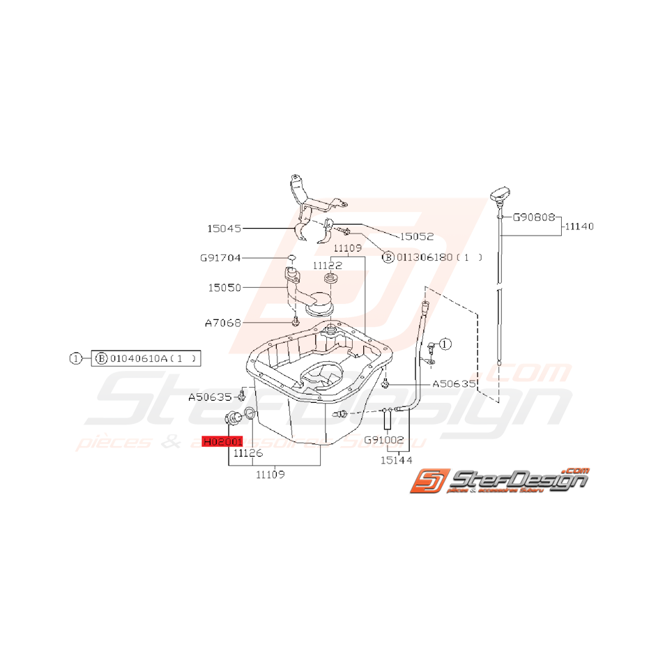 Bouchon Carter D'huile Origine Subaru GT 93 - 00 WRX / STI 01 - 14