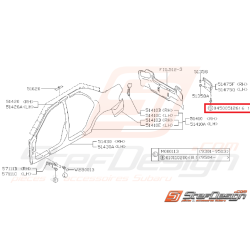 Vis de fixation d'extension d'aile SUBARU GT 93-00
