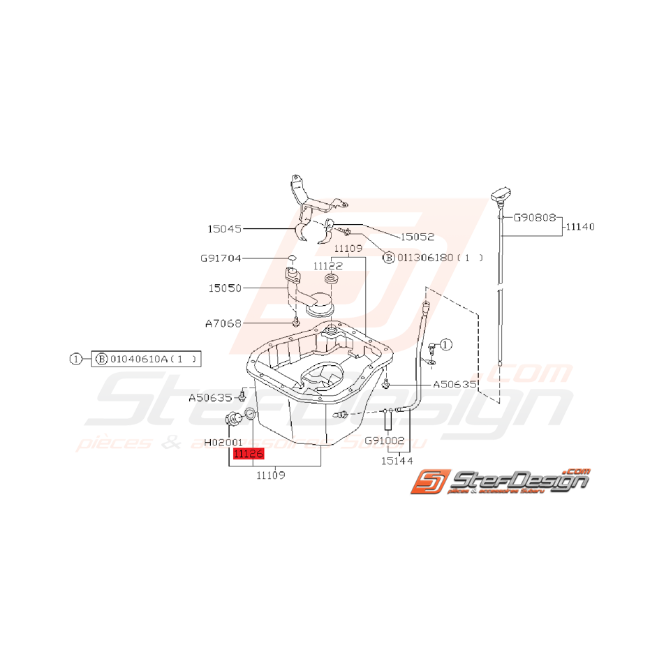 Joint Vidange Carter D'huile Origine Subaru GT 93 - 00 WRX / STI 01 - 14