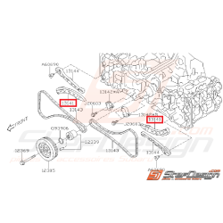 Levier tendeur de chaîne supérieur droit et inférieur gauche SUBARU BRZ / TOYOTA GT 86 