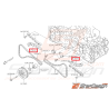 Levier tendeur de chaîne supérieur droit et inférieur gauche SUBARU BRZ / TOYOTA GT 86 