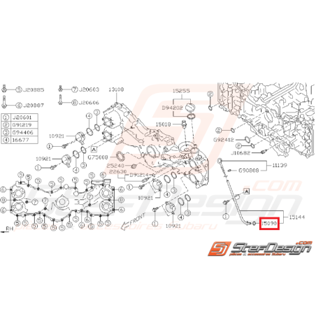 Joint de conduit de jauge a huile SUBARU BRZ / TOYOTA GT 86