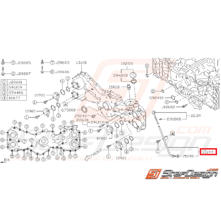 Conduit de jauge a huile SUBARU BRZ / TOYOTA GT 86