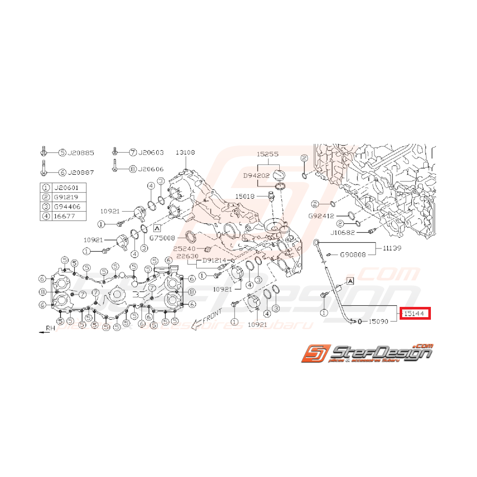 Conduit de jauge a huile SUBARU BRZ / TOYOTA GT 86 Conduit de jauge a huile SUBARU BRZ / TOYOTA GT 86