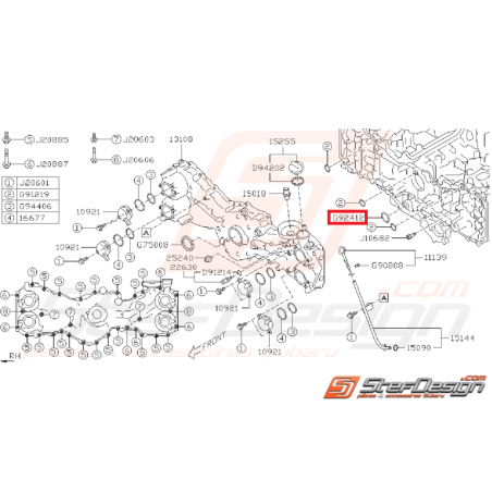 Joint torique de carter de distribution SUBARU BRZ / TOYOTA GT 86