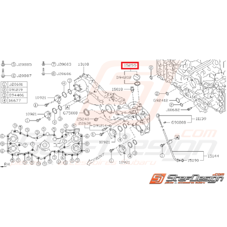 Bouchon de remplissage d'huile SUBARU BRZ / TOYOTA GT 86