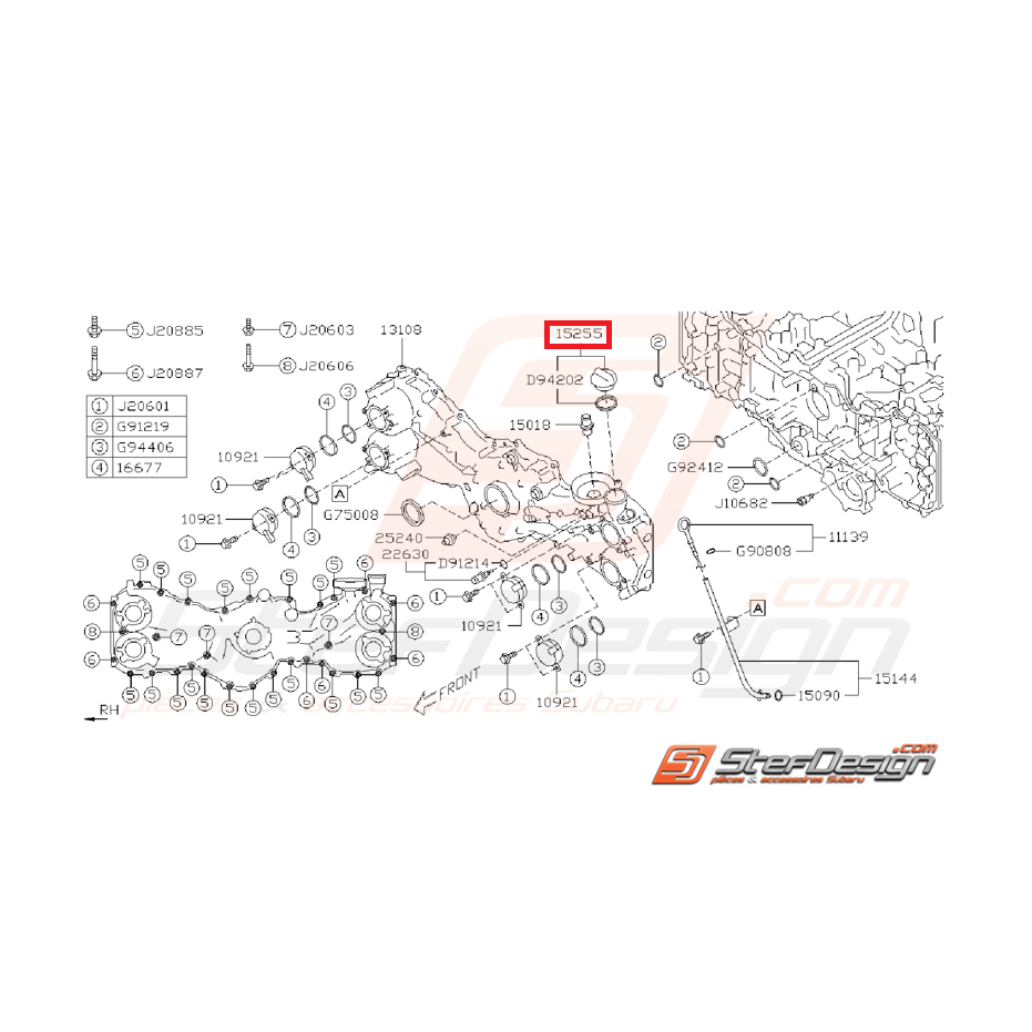 Bouchon de remplissage d'huile SUBARU BRZ / TOYOTA GT 86 Bouchon de remplissage d'huile SUBARU BRZ / TOYOTA GT 86