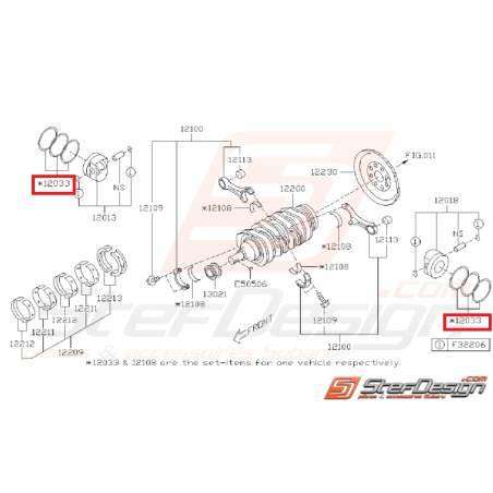 Segmentation côte origine SUBARU BRZ / TOYOTA GT 86