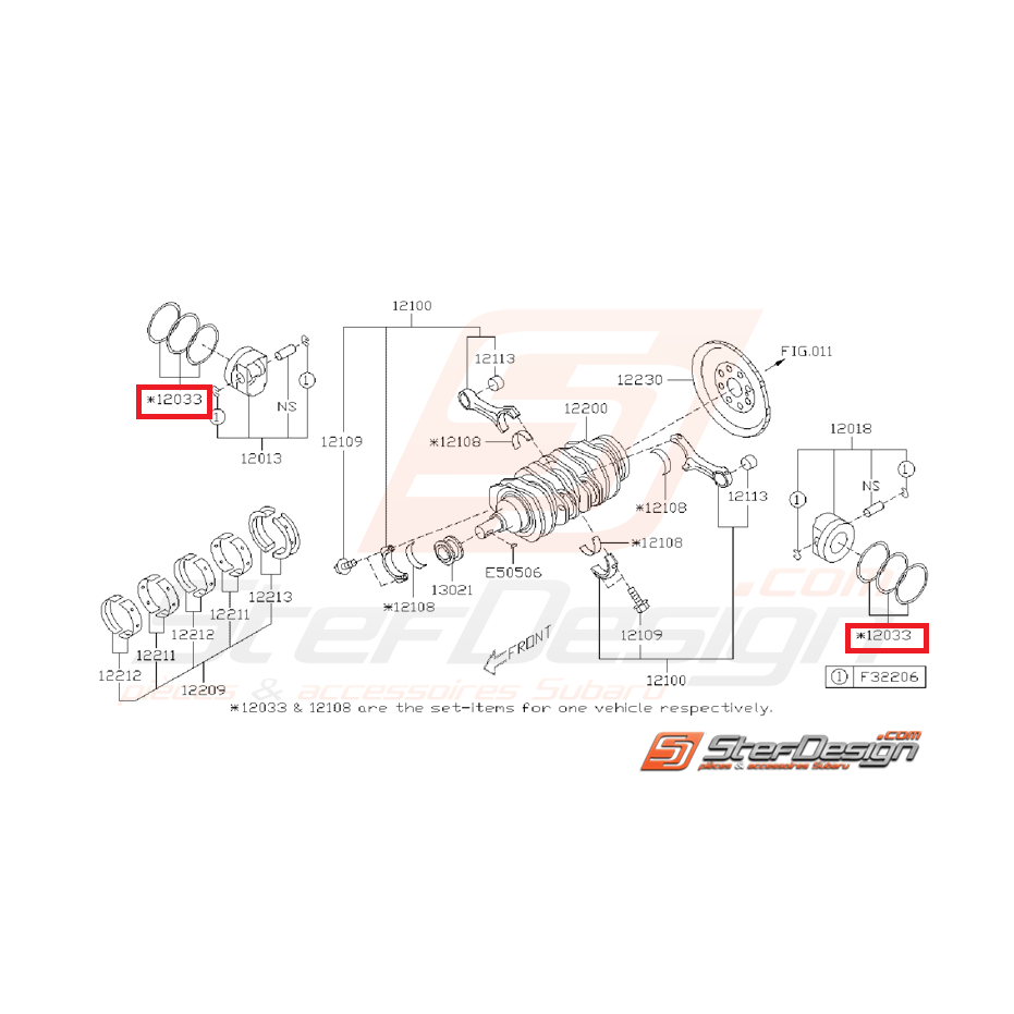Segmentation côte origine SUBARU BRZ / TOYOTA GT 86