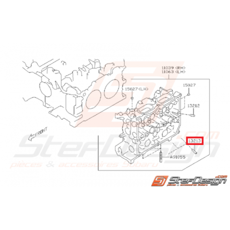 Guide de soupape d'échappement SUBARU BRZ / TOYOTA GT 86