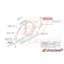 Tôle aile arrière STI 01-07