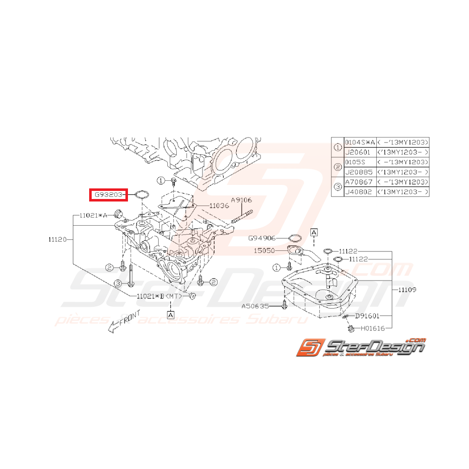joint torique orange