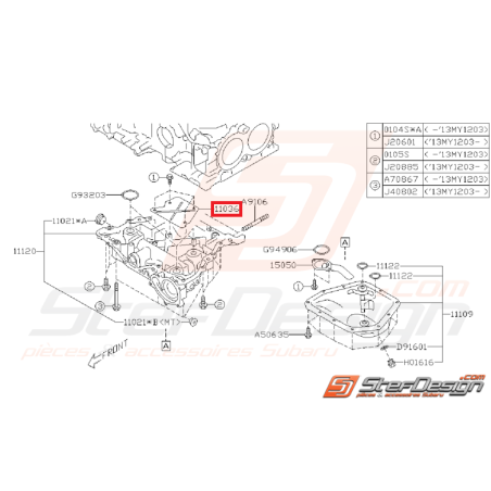 Chicane de bloc moteur SUBARU BRZ / TOYOTA GT 86