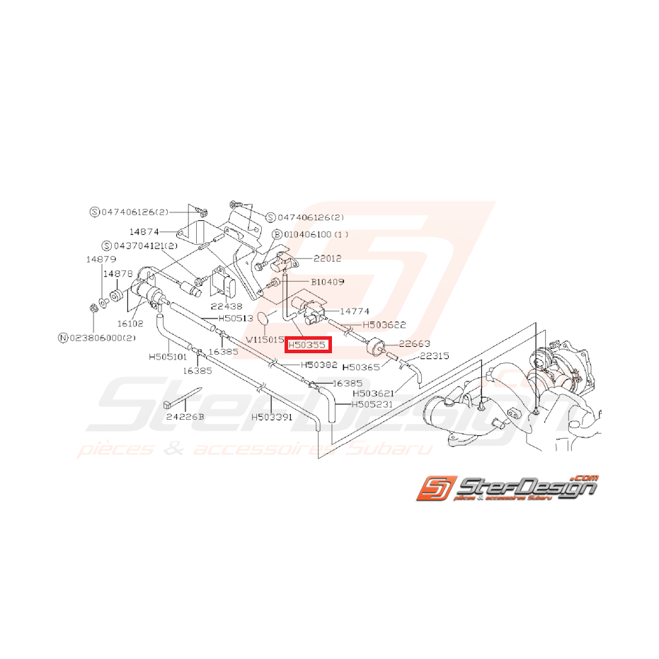 Durite de pression de capteur map GT 97-00 Durite de pression de capteur map GT 97-00