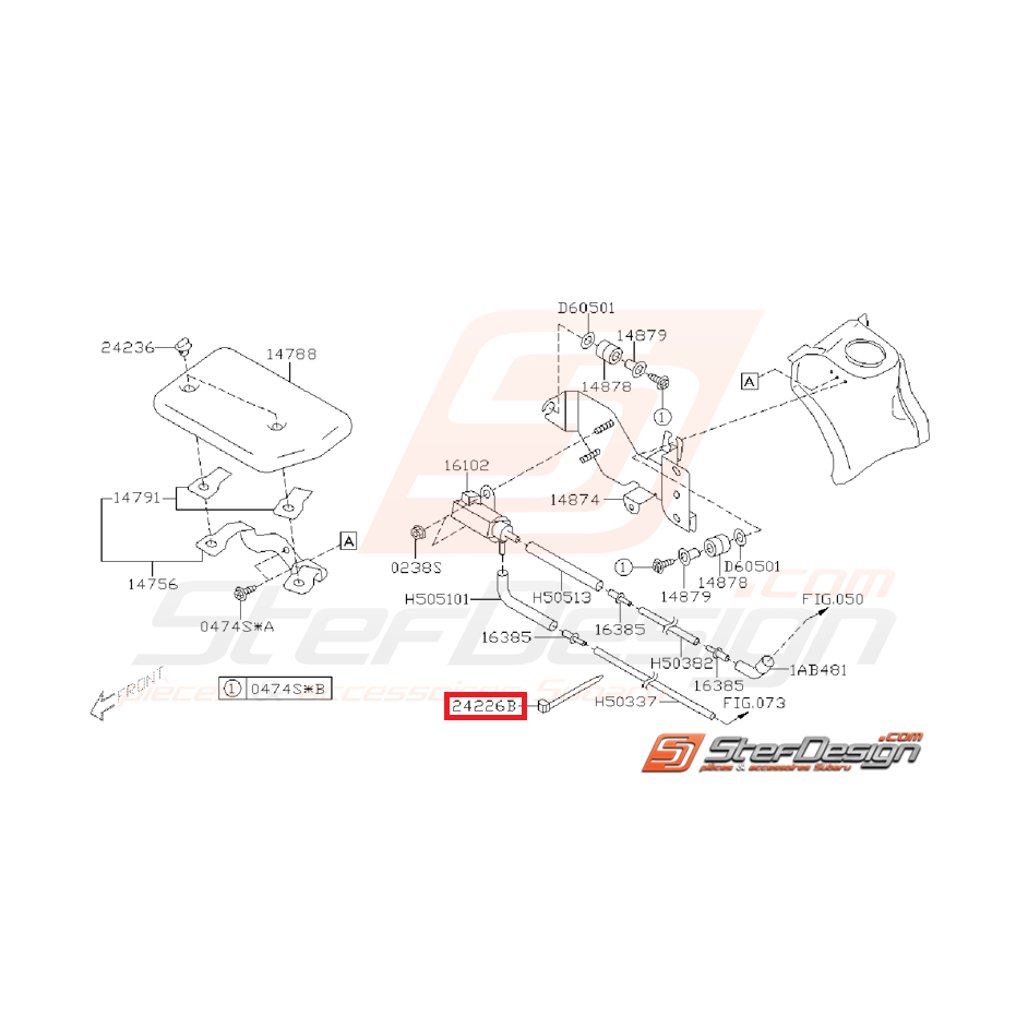 Collier solénoïde SUBARU GT WRX/STI 