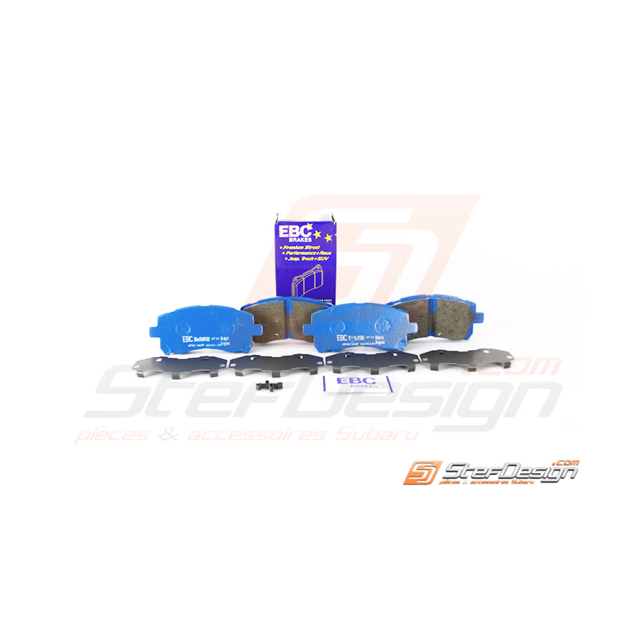 Kit plaquettes avant EBC subaru GT 96-98 Blue