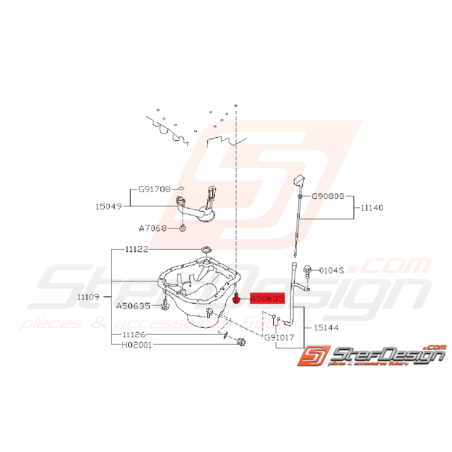 Vis Carter D'huile Origine Subaru STI 07/2010 - 2014