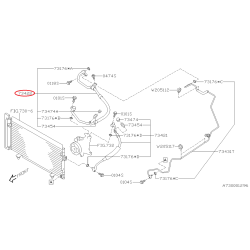 Flexible de clim subaru XV diesel 