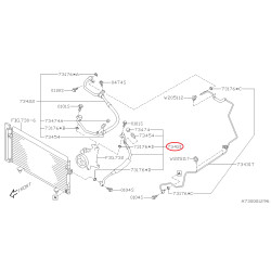 Flexible décharge de clim subaru XV diesel
