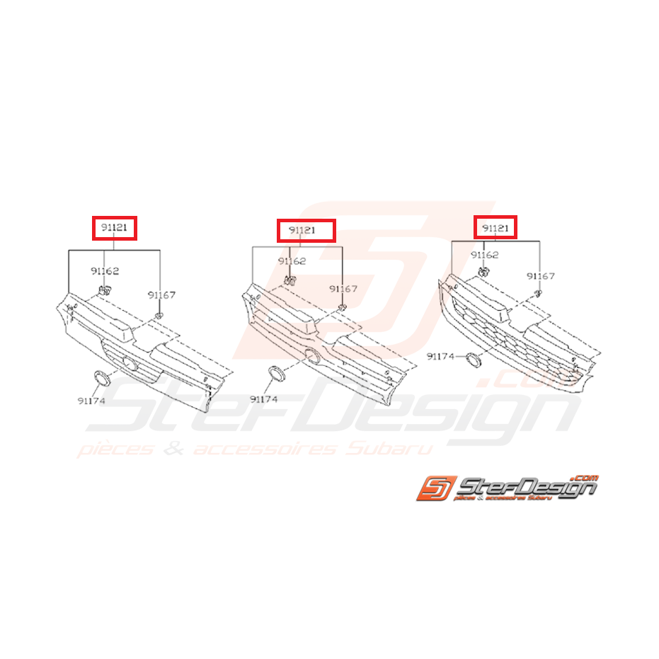 calandre-origine-subaru-gt-99-00