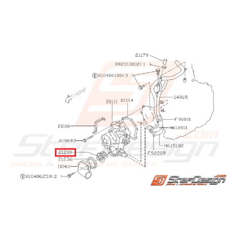 Thermostat origine subaru GT WRX STI