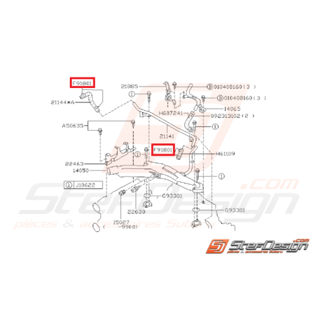 Collier durite pour modine SUBARU GT 97-00 WRX 01-07 Collier durite pour modine SUBARU GT 97-00 WRX 01-07