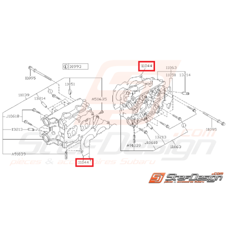 joint de culasses origine 2.0L Subaru GT 99-00 WRX/STI 01-05