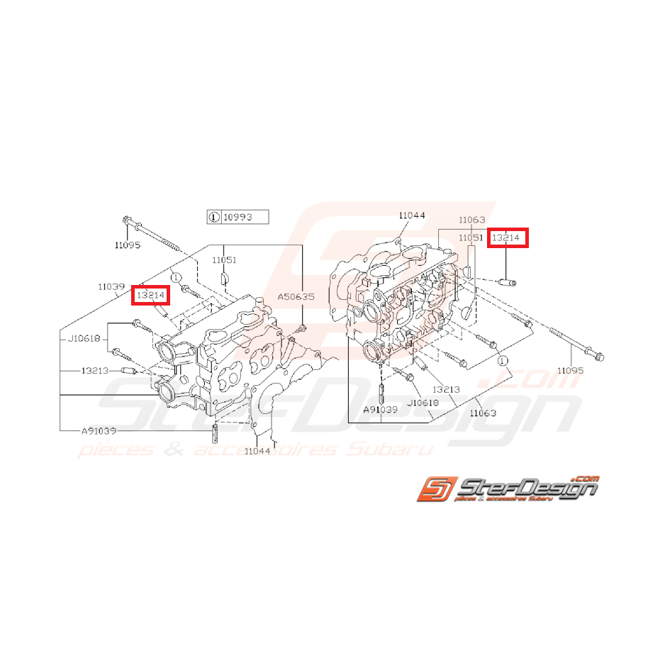 Guide de soupape d 'admission GT 97-00 WRX/STI  01-14 Guide de soupape d 'admission GT 97-00 WRX/STI  01-14