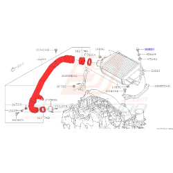 Conduit d'air d'admission legacy 2.0L diesel