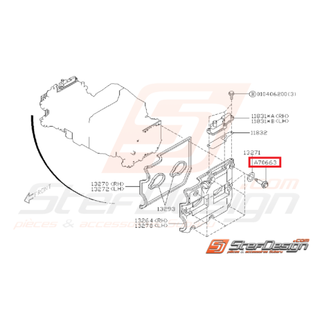 Vis de couvre culasse SUBARU GT 94-00 WRX/STI 01-05