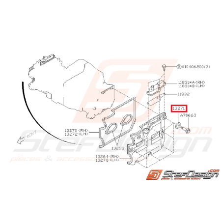 kit rondelles de couvres culasses GT 99-00 WRX/STI 01-05