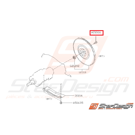 Vis de volant moteur GT 93-00 et WRX 01