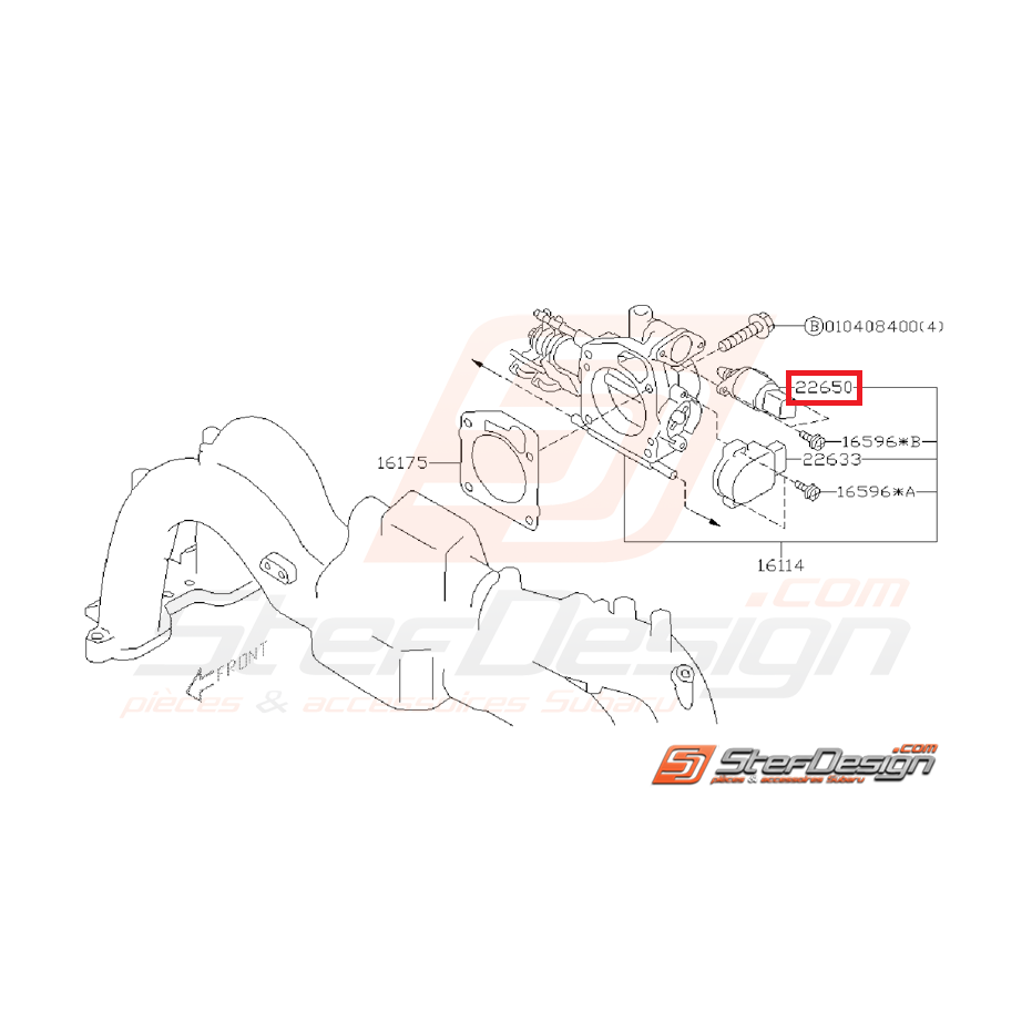 Moteur pas à pas subaru GT 99-00