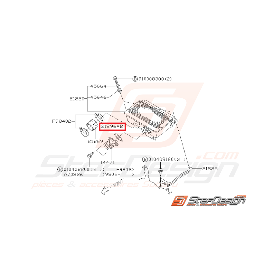Joint de dump valve gt 99/00