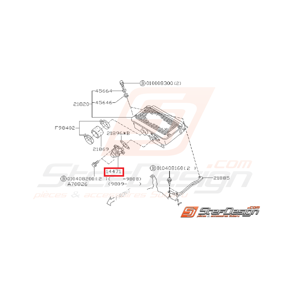 Dump valve origine subaru GT 99-00 Dump valve origine subaru GT 99-00