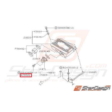 Vis Dump valve origine impreza GT 1999-2000