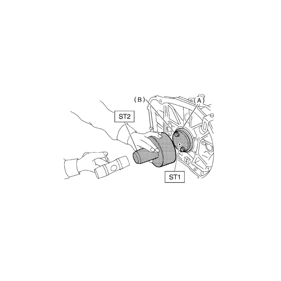 Guide de montage de joint spy de vilebrequin SUBARU GT 93-00 WRX/STI 01-18