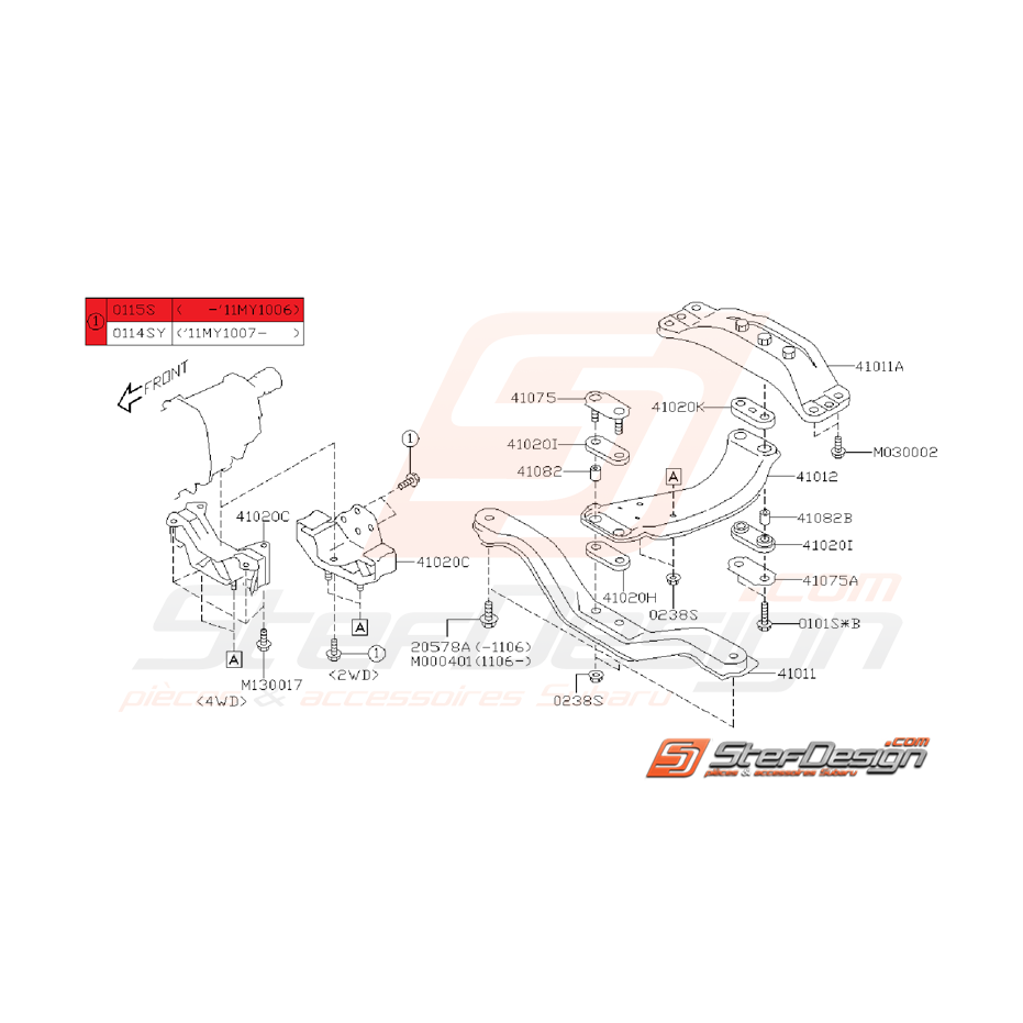 Vis Origine Subaru WRX Vis Origine Subaru WRX
