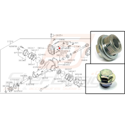 Bouchon de pont arrière pour subaru impreza STI 2012